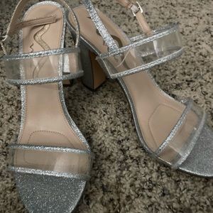 Silver heels